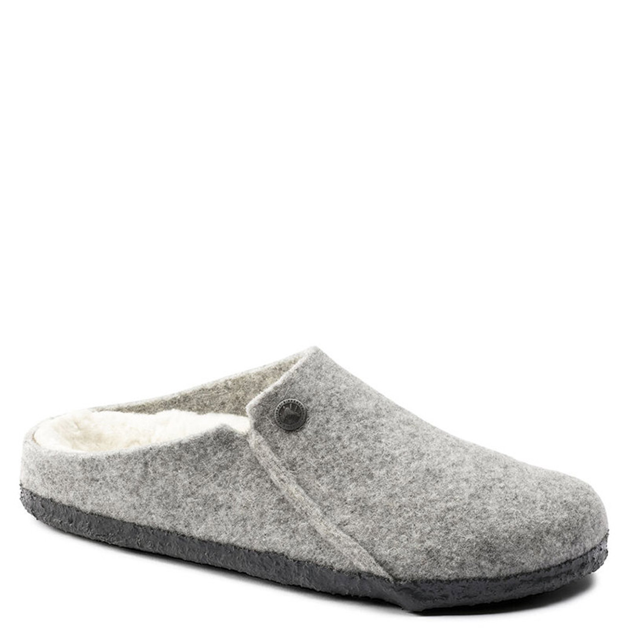 Birkenstock 1015086 ZERMATT SHEARLING Light Gray Wool Felt