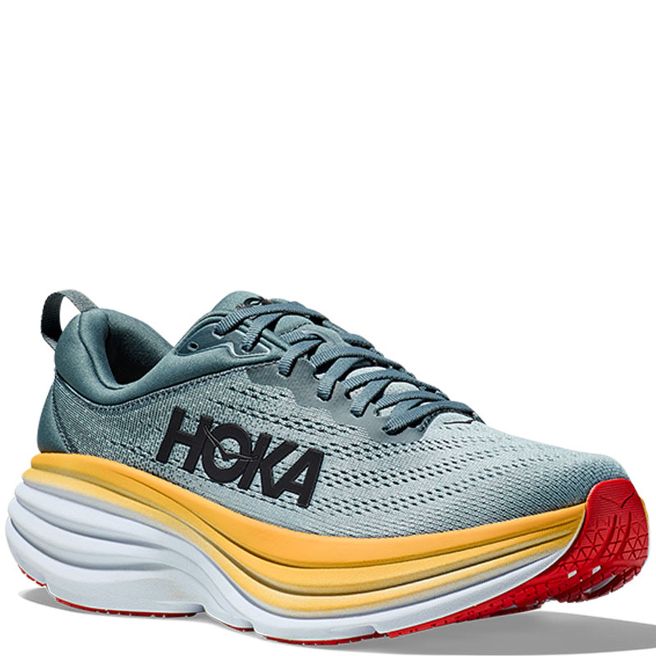 Hoka 1123202 BONDI 8 Road Running Shoes Goblin Blue Mountain Spring