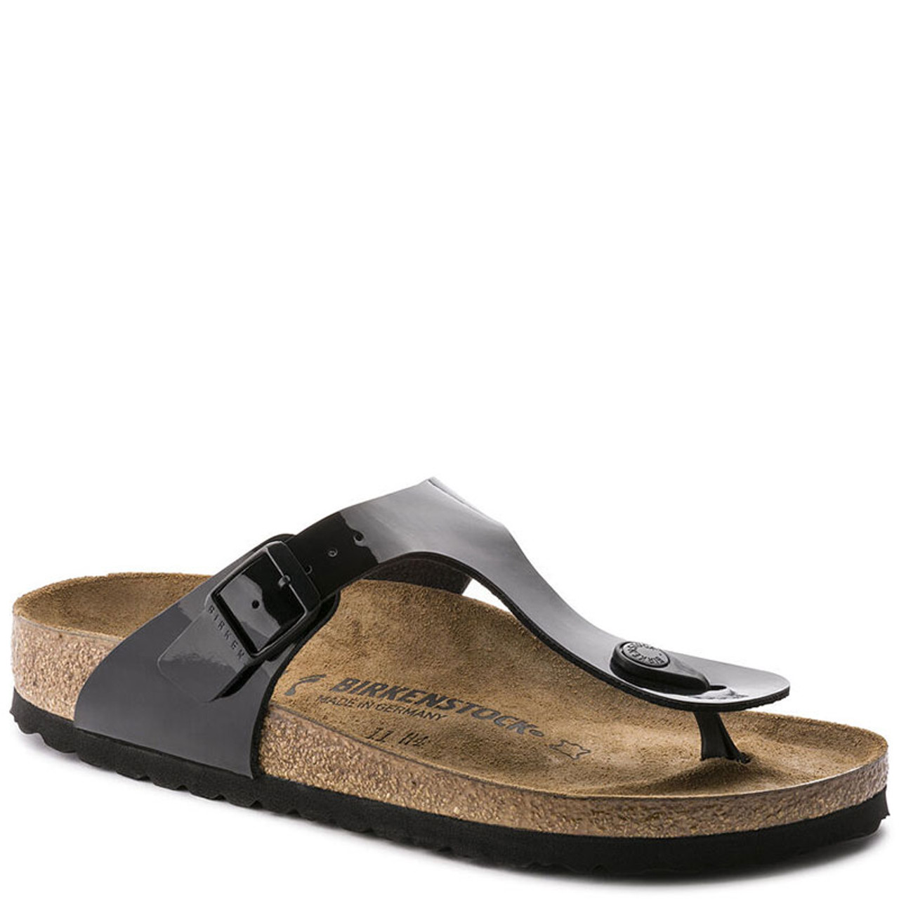 Birkenstock Gizeh Birko-Flor Mocca Toe Post Sandals