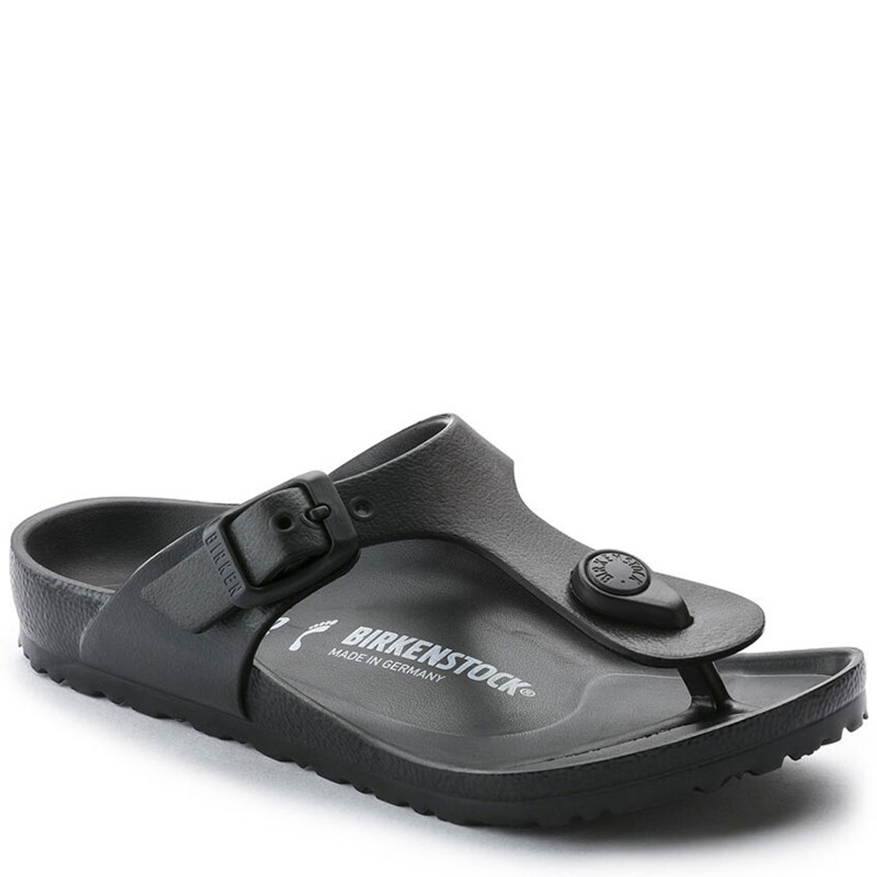 Kalmerend scheepsbouw Intrekking Birkenstock 0128423 KIDS' GIZEH ESSENTIALS EVA Black Sandals - Family  Footwear Center