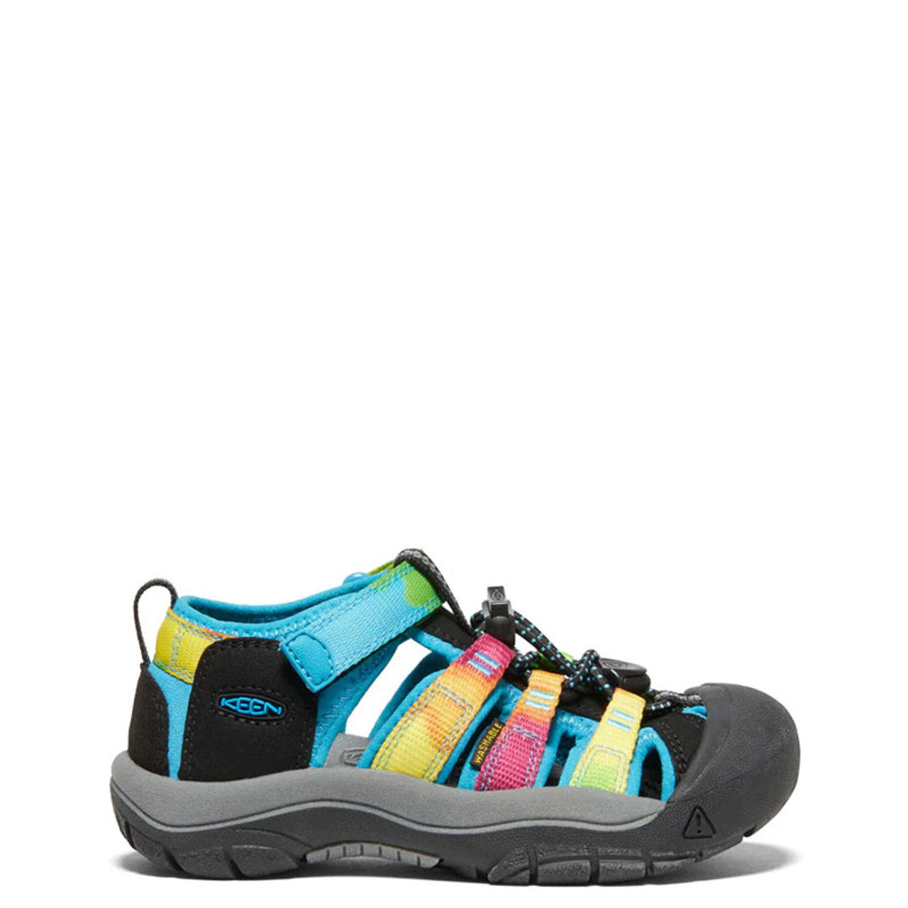 Keen LITTLE KIDS' NEWPORT H2 Sandals Rainbow Tie Dye - Family