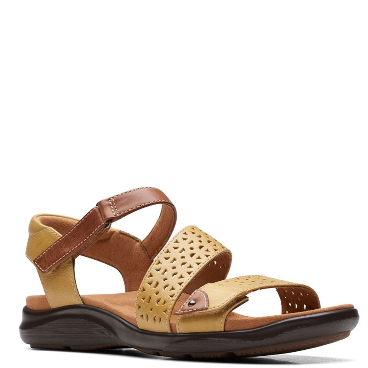 Clarks open toe sale sandals