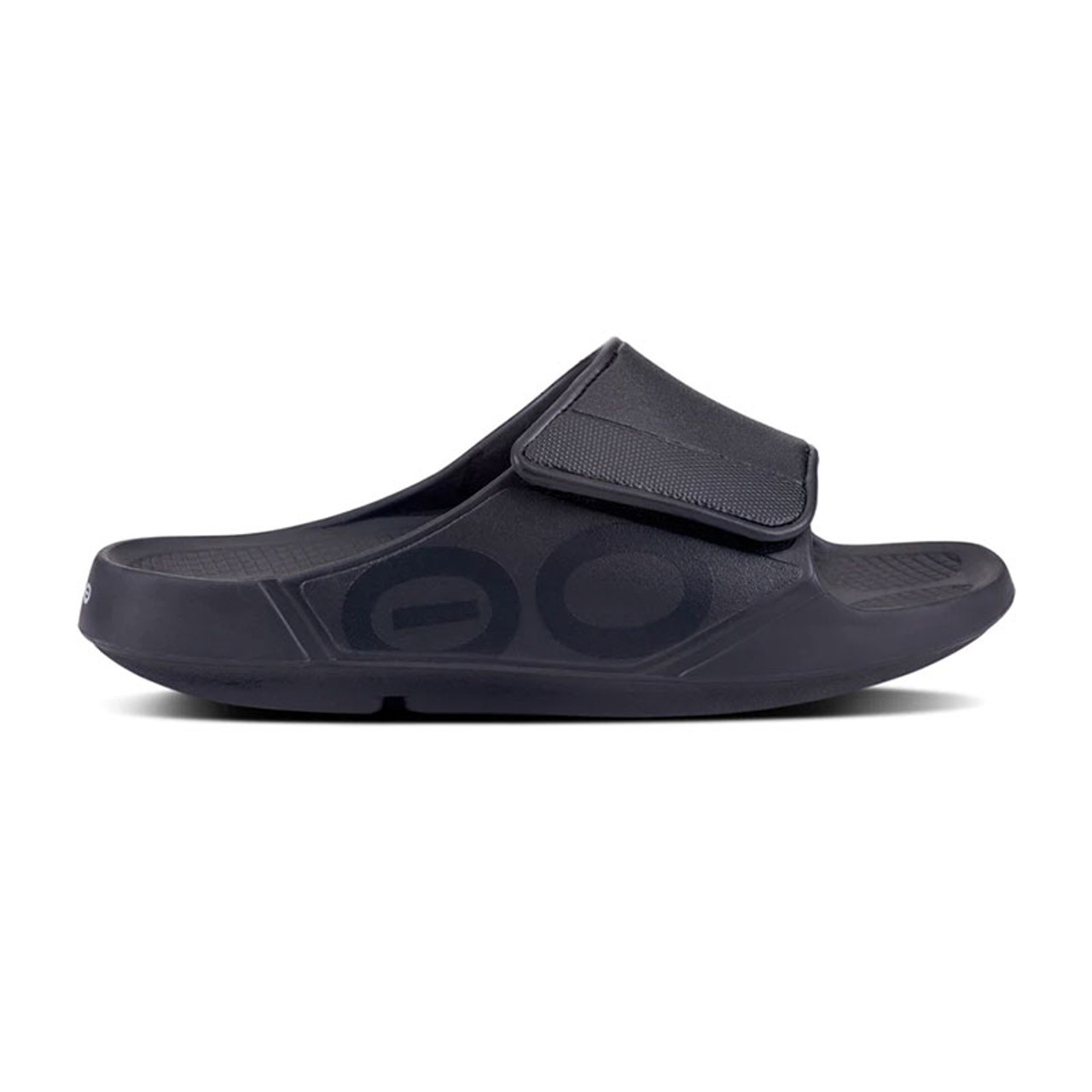 Oofos 1550 Men's OOAHH SPORT FLEX Sandals Matte Black - Family