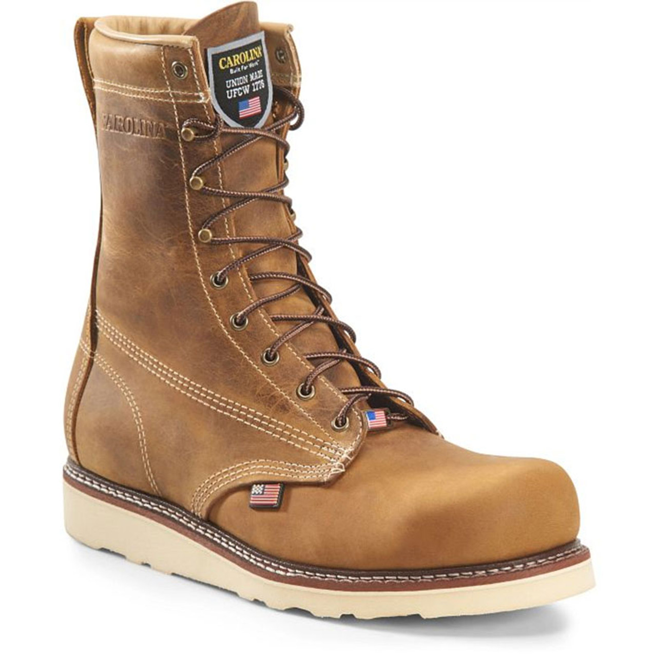 8in steel toe work on sale boots