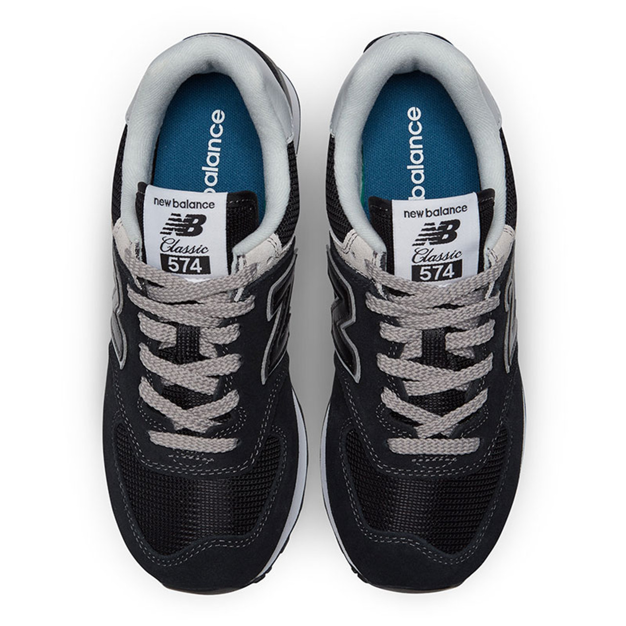 New Balance 574 Sneaker Black/ White (Women's)