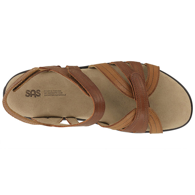 SAS PIER HEEL STRAP Sandals Sepia - Family Footwear Center display picture 1
