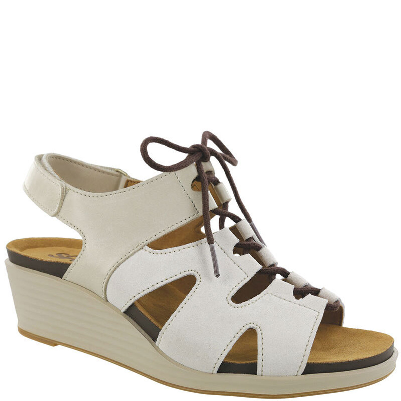 Peaceful & Pretty Tan Espadrille Wedge Sandals - SHO2547TN