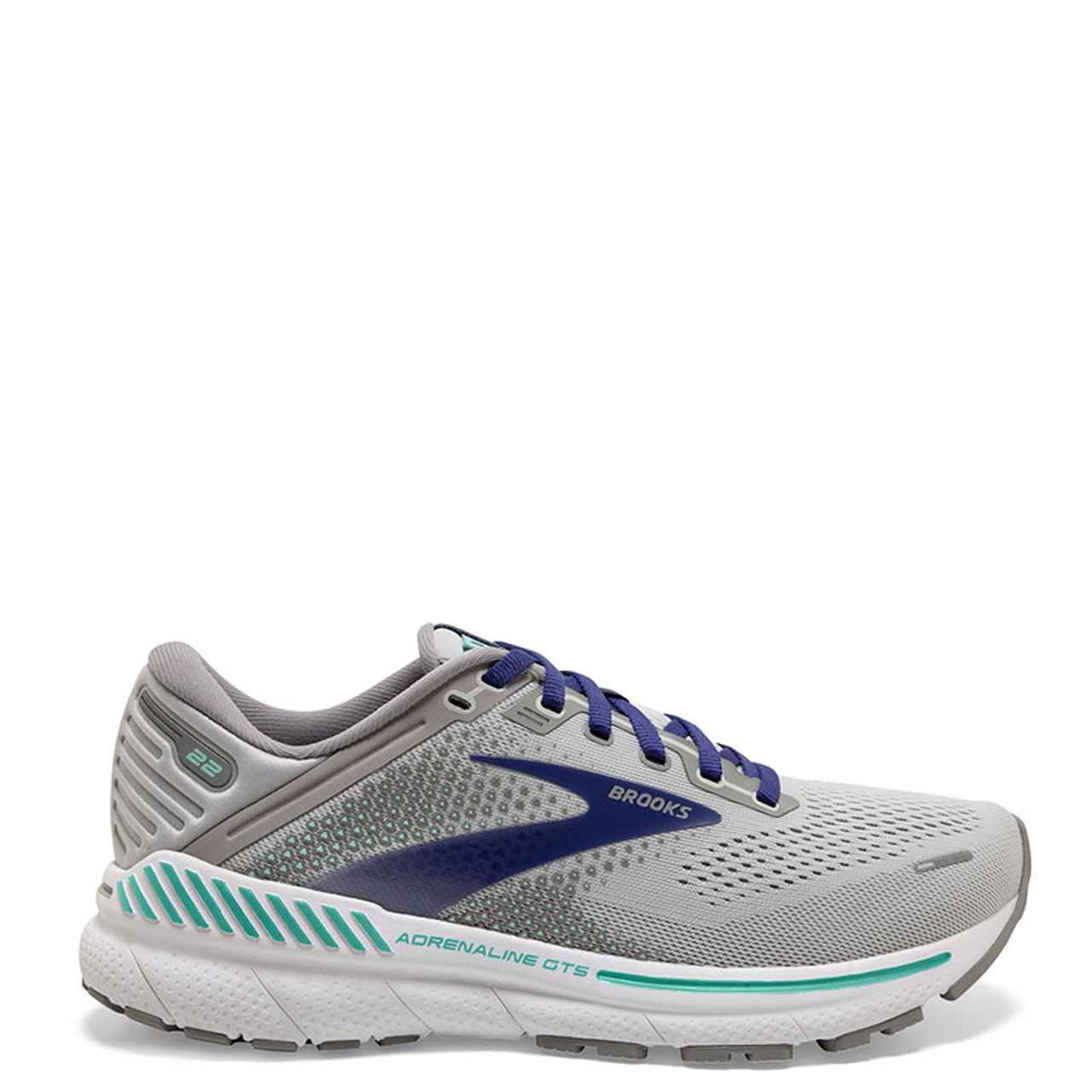 Brooks Adrenaline GTS 22 Alloy/Blue/Green (Women's)