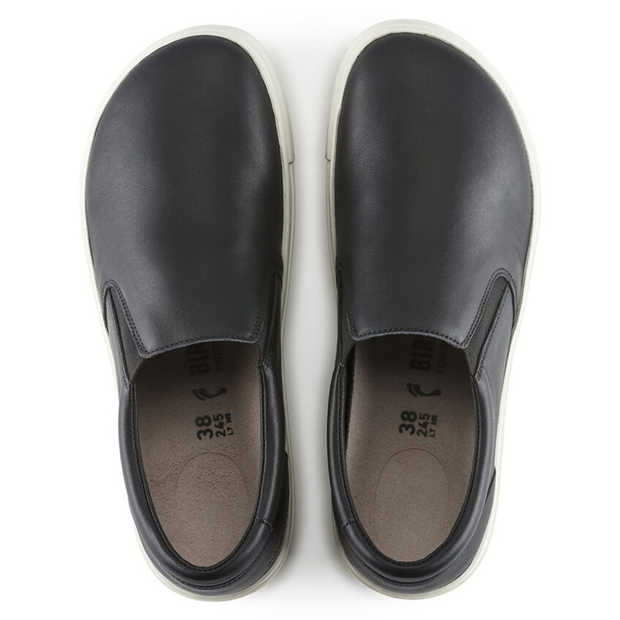 Birkenstock 1021326 OSWEGO Black Leather Slip-On Shoes - Family