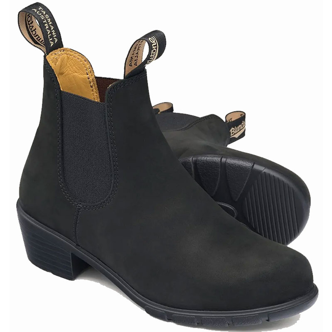 Blundstone 1960 Women s HEELED BOOTS Boots Black Nubuck Family