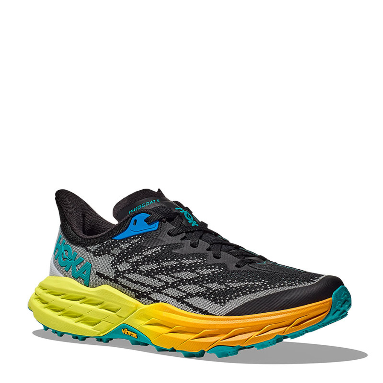 Hoka 1123157 Men's SPEEDGOAT 5 Trail Running Shoes Black Evening