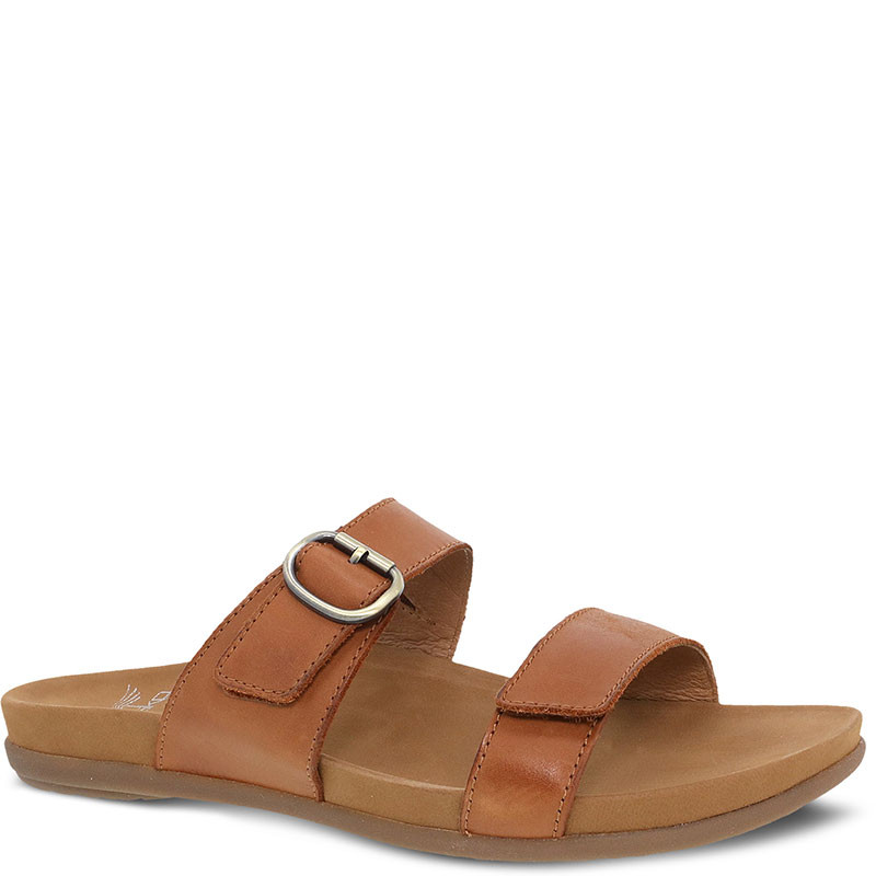 Dansko JUSTINE Luggage Calf Sandals - Family Footwear Center