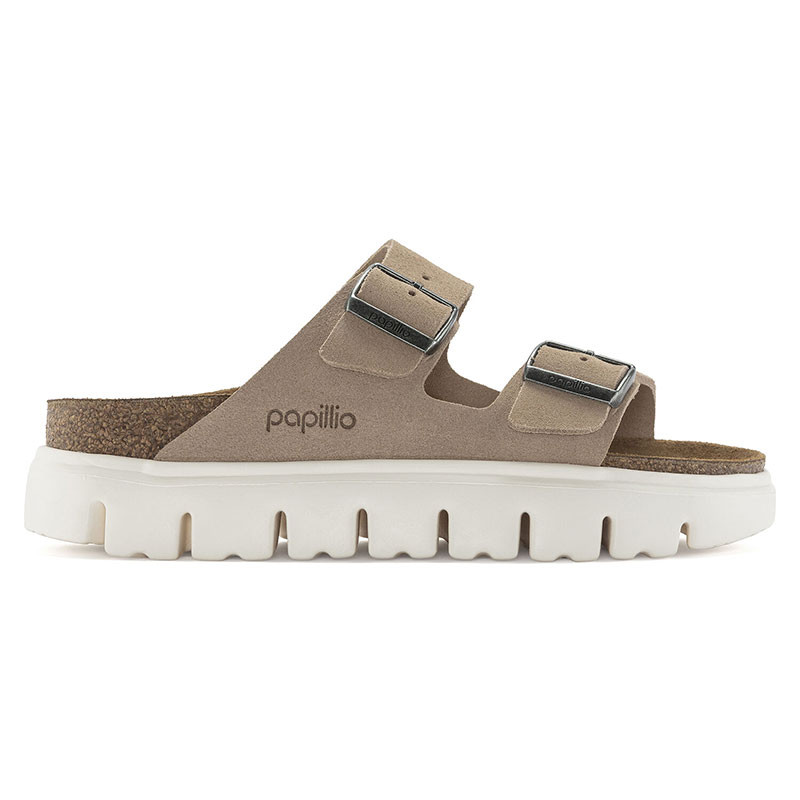 Birkenstock ARIZONA CHUNKY Suede Sandals Warm Sand - Family