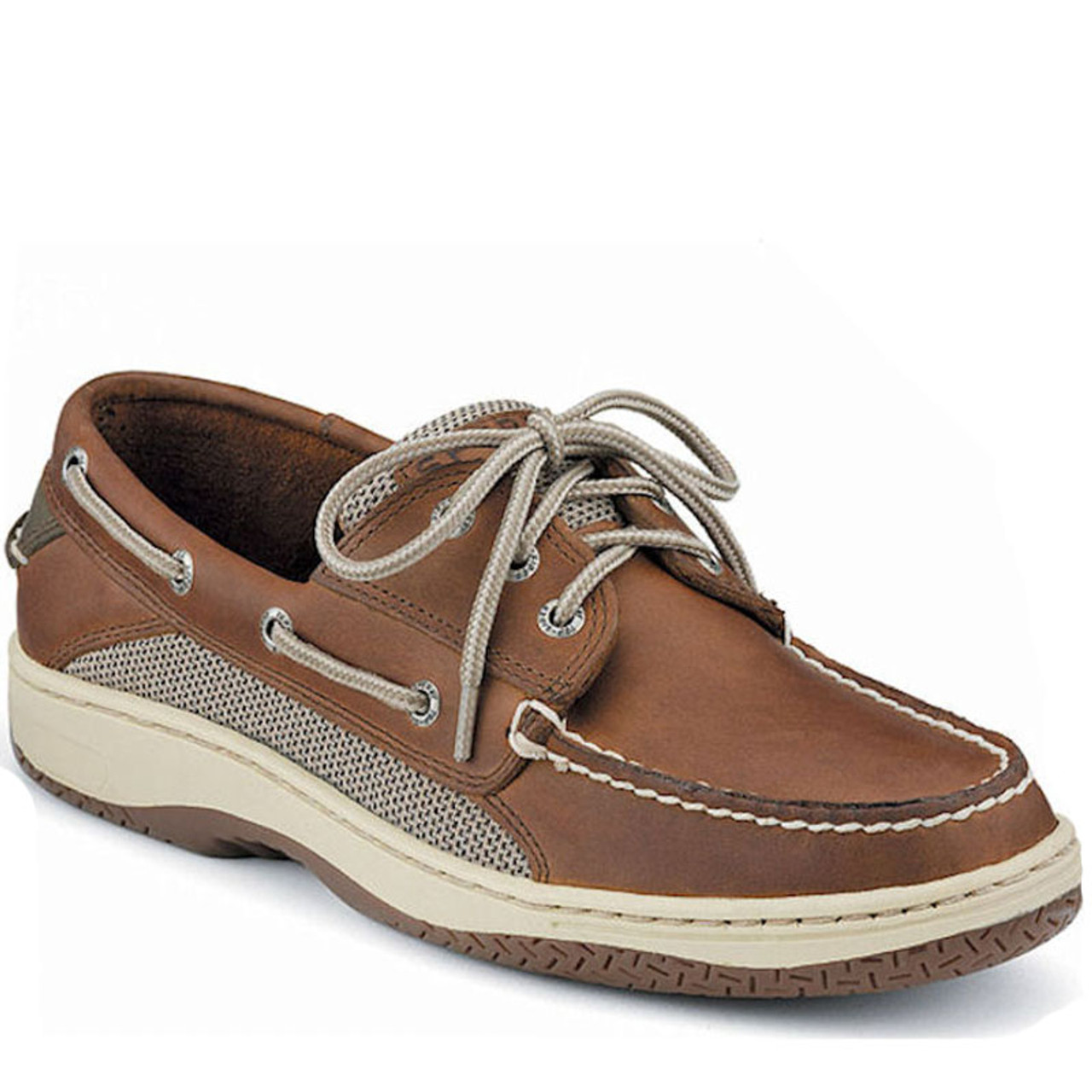 Sperry 0799320 Men's BILLFISH Dark Tan Boat Shoes - Family Footwear Center