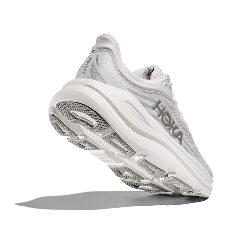 Hoka 1162012 Women's BONDI 9 Road Running Shoes Stardust Silver ...
