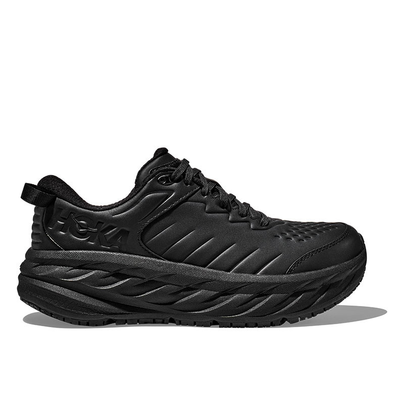 Hoka 1110521 Women's BONDI SR Slip Resistant Work Sneakers Black