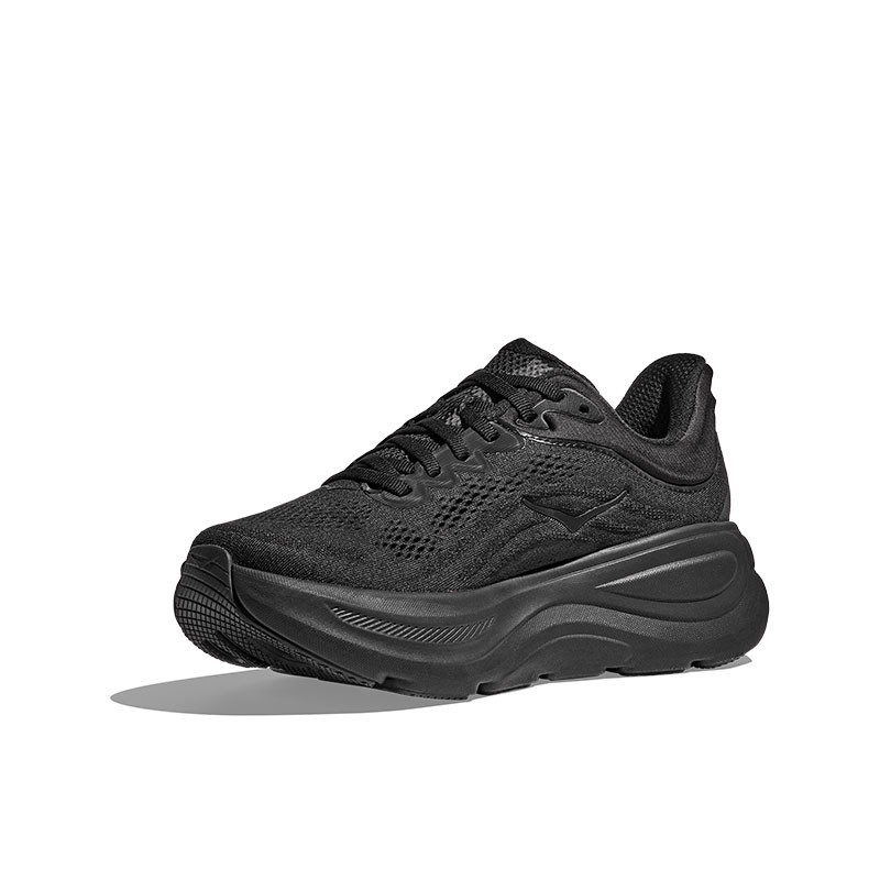HOKA Men\'s Bondi 9 Running Shoes Size 12D Black on Black Men main image 4