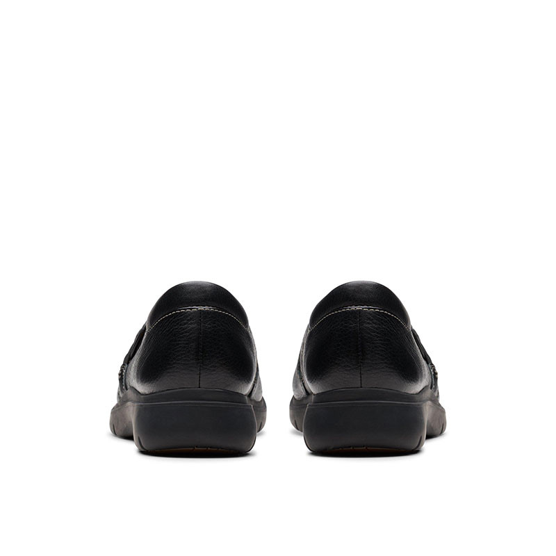 Clarks 26179947 CERTINA EASE Black Leather Shoes - Family Footwear