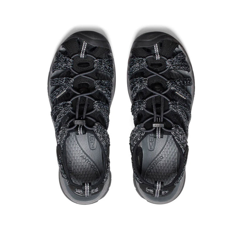Keen 1028815 Women's WHISPER Sandals Black Steel Grey - Family