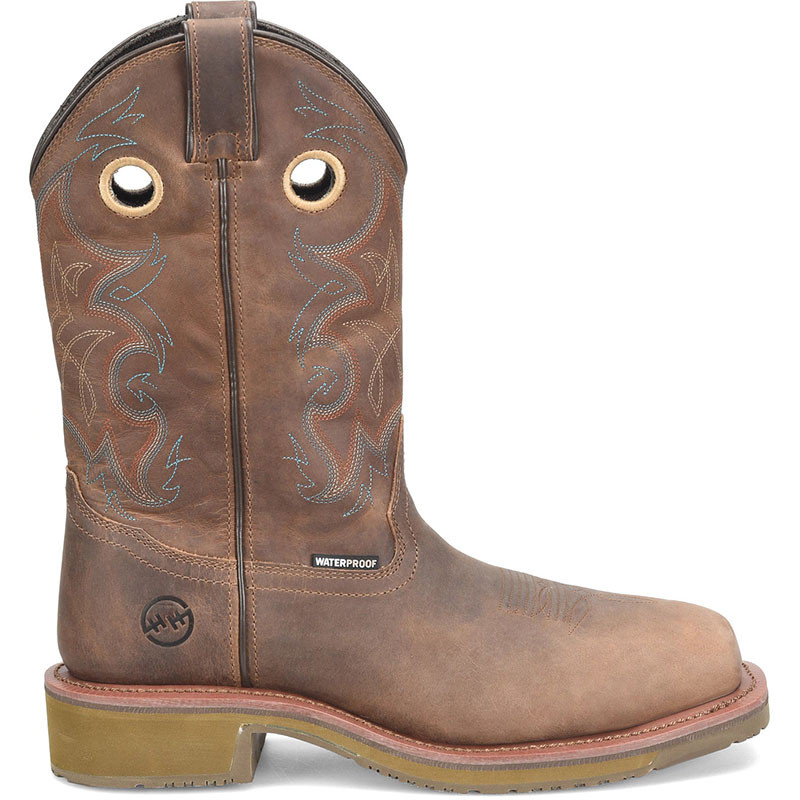 Double-H DH5246 ROY Wide Square Composite Toe Waterproof Western