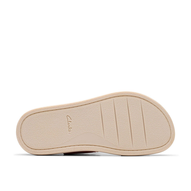 Clarks ARWELL GLIDE Orange Combination Sandals Family Footwear