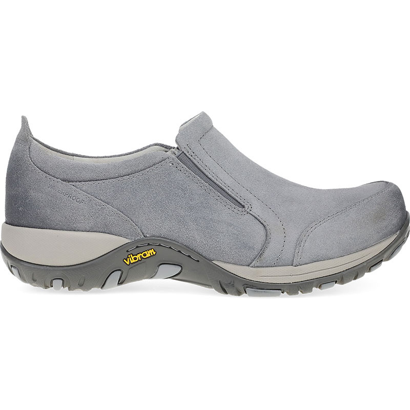 Dansko PIPPY Grey Waterproof Burnished Suede - Family Footwear Center