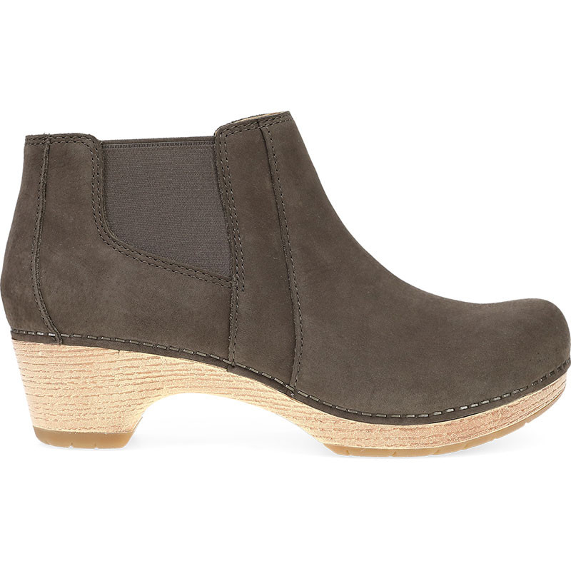 Dansko LANE Mushroom Milled Nubuck Boots - Family Footwear Center