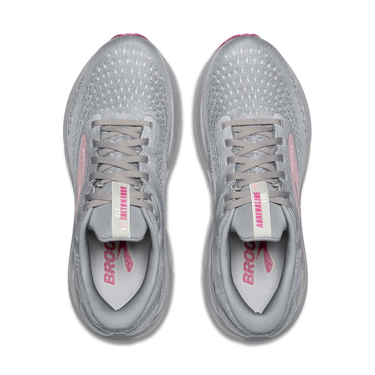 Brooks ADRENALINE GTS 24 Road Running Shoes Alloy White