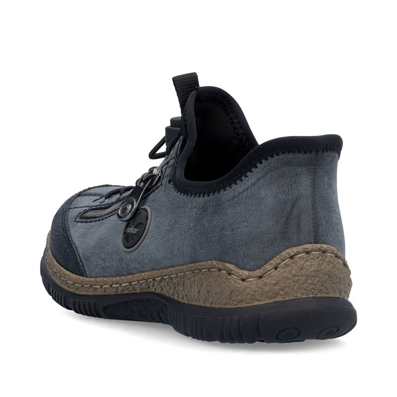 Rieker N3267 NIKITA Shoes Pazifik Atlantic Black - Family Footwear