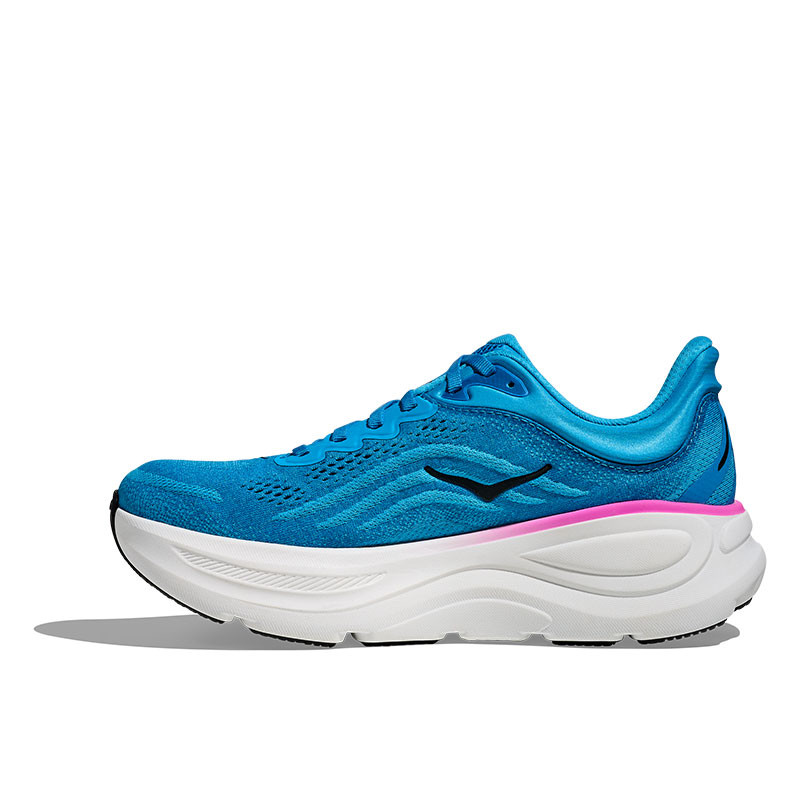 Hoka 1162012 Women's BONDI 9 Road Running Shoes Skyward Blue Neon