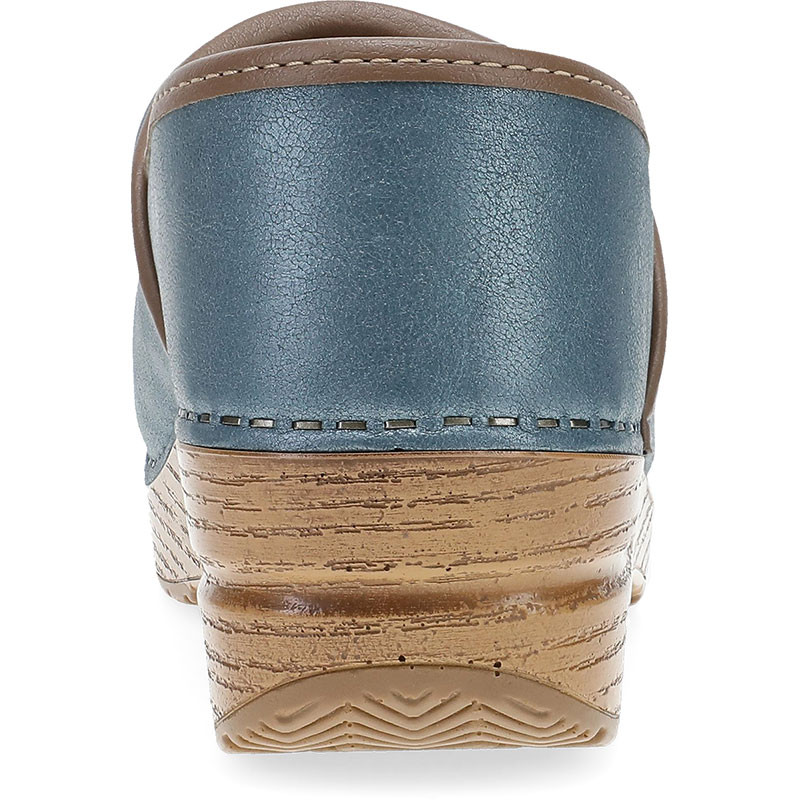 Dansko Blue Metallic Professional Clogs - Family Footwear Center