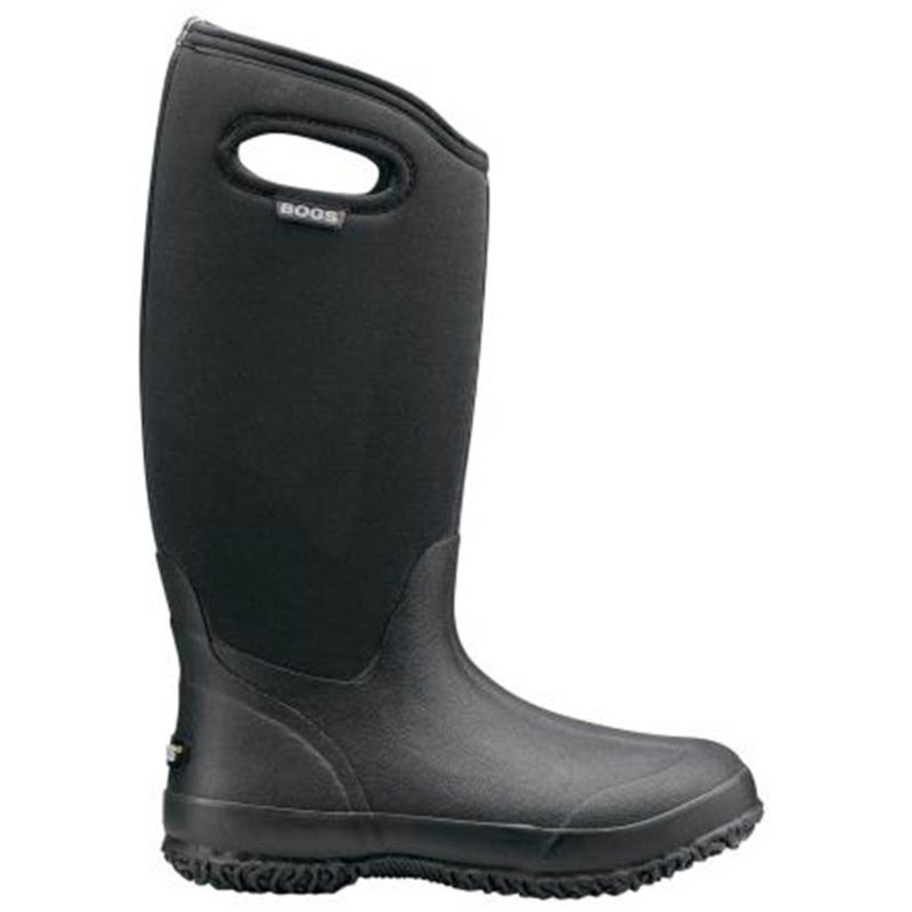 insulated black boots