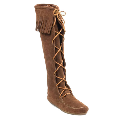moccasin boots knee high