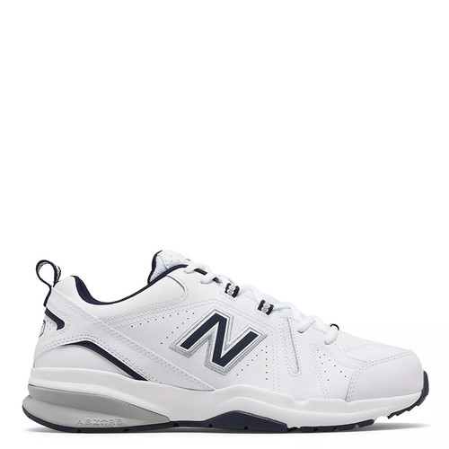 new balance white leather shoes