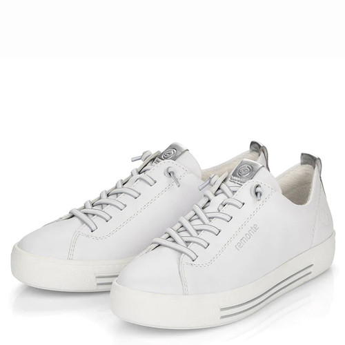Remonte by Rieker D0913 ALINA White Leather Casual Sneakers