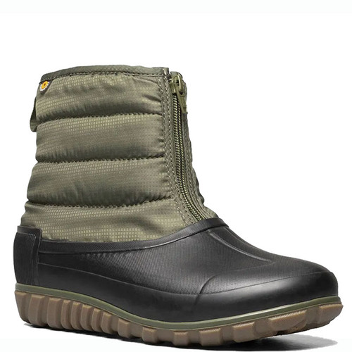 BOGS 72690-303 CLASSIC CASUAL WINTER ZIP Olive Green Snow Boots