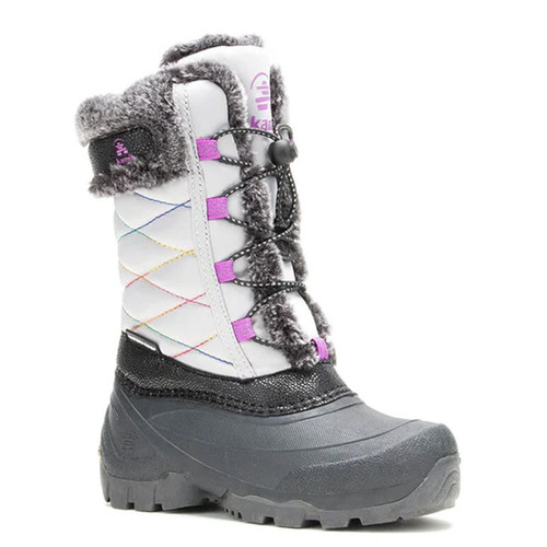 Kamik Kids' NF4309 STAR 3 Light Grey Winter Boots