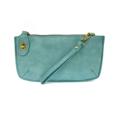 Joy Susan LUX CROSSBODY Wristlet Aqua 