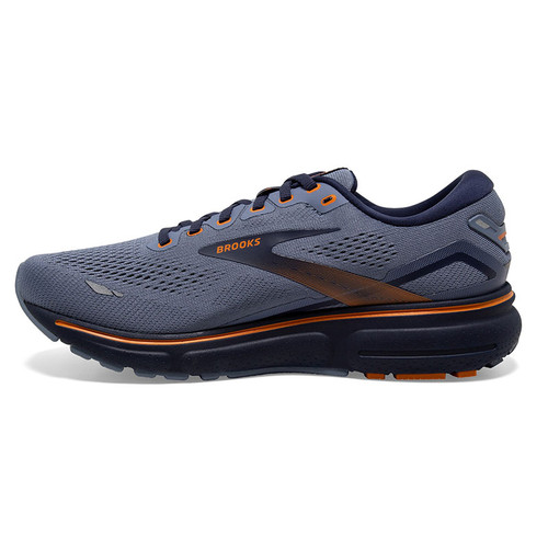 Brooks 110393-025 Men's GHOST 15 Road Running Shoes Flintstone Peacoat ...