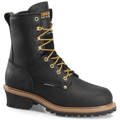 Carolina CA5823 ELM Steel Toe 600g Insulated Black Logger Boots