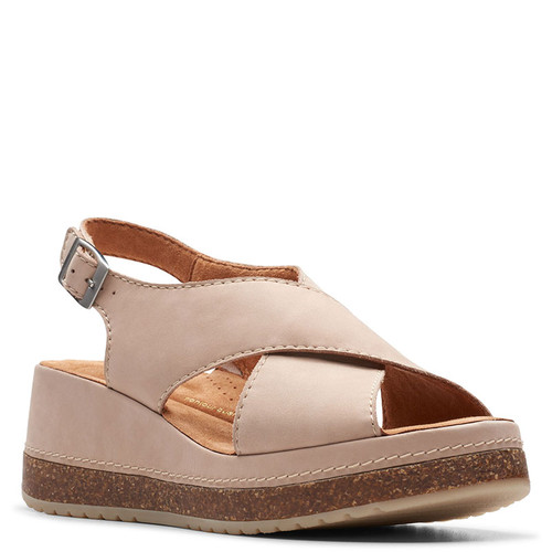 Clarks 26177302 KASSANDA STEP Sand Nubuck Sandals