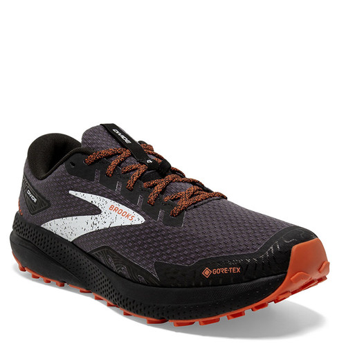 Brooks 110404-084 Men's DIVIDE 4 GTX Trail Running Shoes Black Firecracker Blue