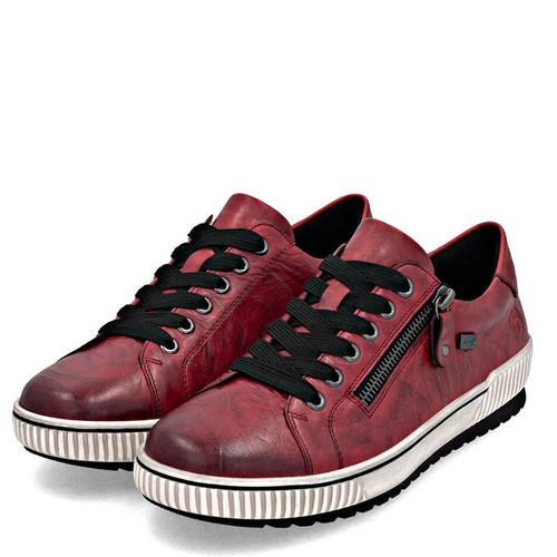 Remonte D0700 MADITTA Sneakers Mohn Poppy Red Leather