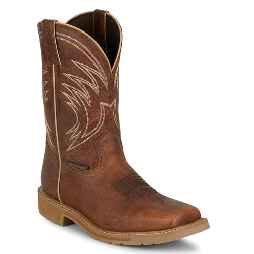 Justin Boots SE4242 DAYWORK 11" Waterproof Soft Square Toe Western Work Boots
