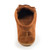 Minnetonka 402 KILTY HARDSOLE Brown Moccasins Back View Minnetonka 402 KILTY HARDSOLE Brown Moccasins Back View