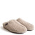 Haflinger 612001-46 AS Women's BOILED WOOL SOFT SOLE Slippers Natural