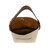 Joy Susan L8008-120 Classic Hobo Handbag Metallic Pearl Coffee Open View