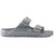 Birkenstock 1003490 Men's ARIZONA ESSENTIALS EVA Metallic Silver Sandals Side