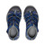 Keen BIG KIDS' NEWPORT H2 Sandals Blue Depths Gargoyle Top View