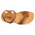 SAS PAMPA Chocolate Toe Loop Sandals Top View